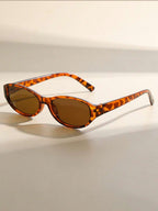 Unisex Oval Fashion Glasses – Street Style Eyewear in Multiple Colours