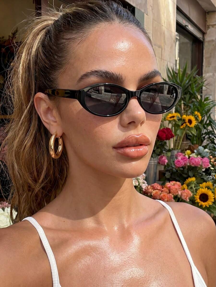 Unisex Oval Fashion Glasses – Street Style Eyewear in Multiple Colours