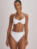 High Waist High Leg Cheeky Bikini Bottoms – Summer Beach Vacation Swimwear