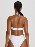 High Waist High Leg Cheeky Bikini Bottoms – Summer Beach Vacation Swimwear