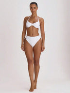 High Waist High Leg Cheeky Bikini Bottoms – Summer Beach Vacation Swimwear