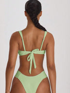 Ruched Side Cheeky Bikini Bottoms – Summer Beach Vacation Swimwear