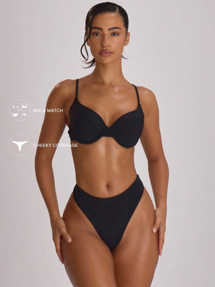 High Coverage Cheeky Bikini Bottoms – Summer Beach Vacation Swimwear