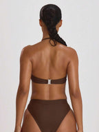 High Waist High Leg Cheeky Bikini Bottoms – Summer Beach Vacation Swimwear