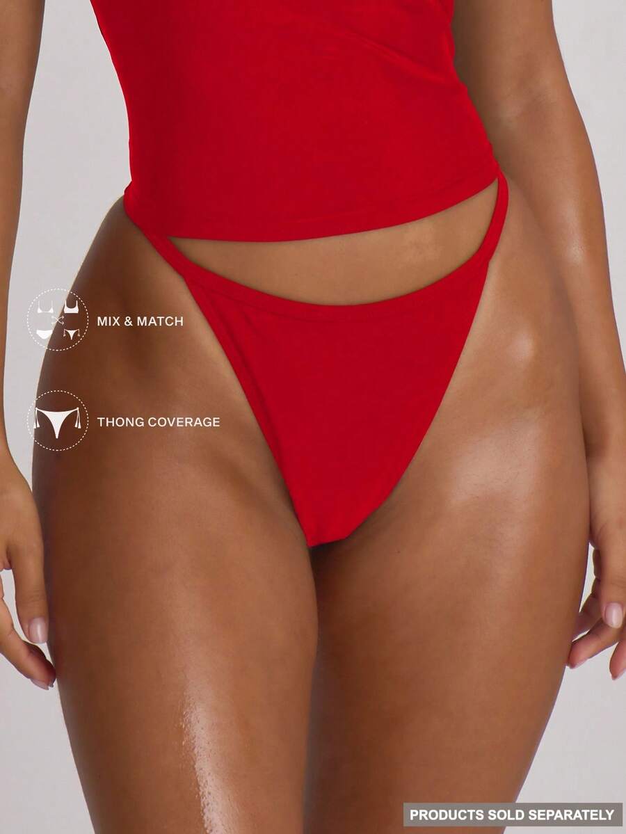 Strappy Thong Bikini Bottoms – Summer Beach Vacation Swimwear