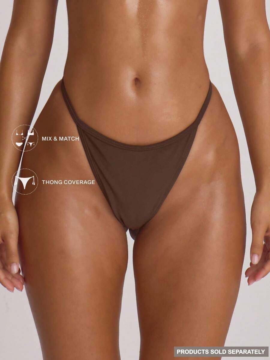 Strappy Thong Bikini Bottoms – Summer Beach Vacation Swimwear
