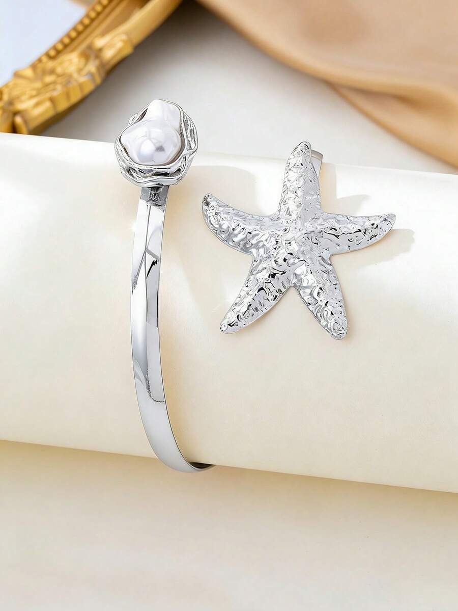 Starfish Arm Cuff Bracelet – Beach Resort Jewellery for Women