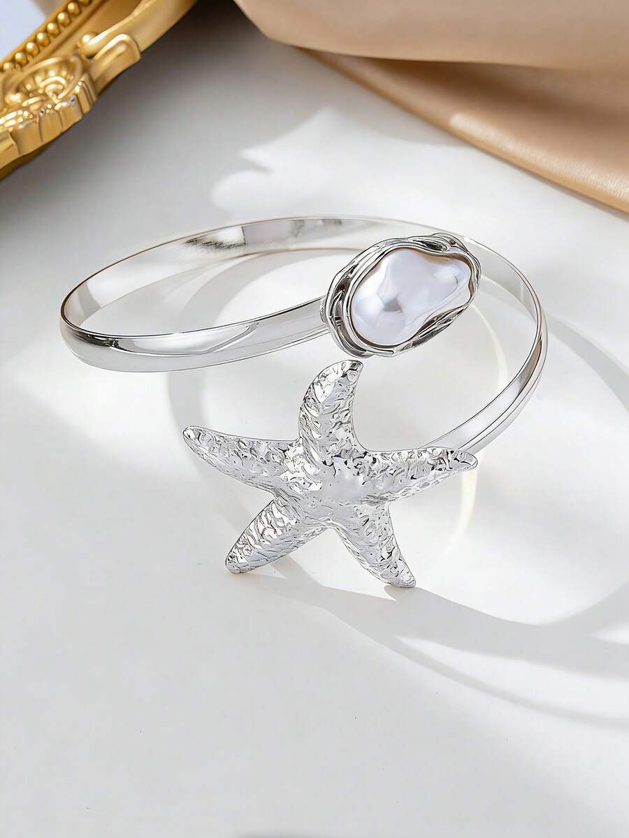 Starfish Arm Cuff Bracelet – Beach Resort Jewellery for Women