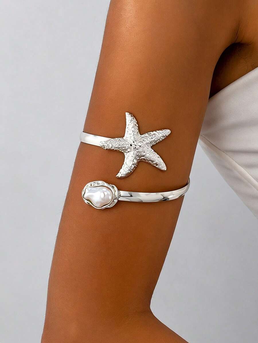 Starfish Arm Cuff Bracelet – Beach Resort Jewellery for Women