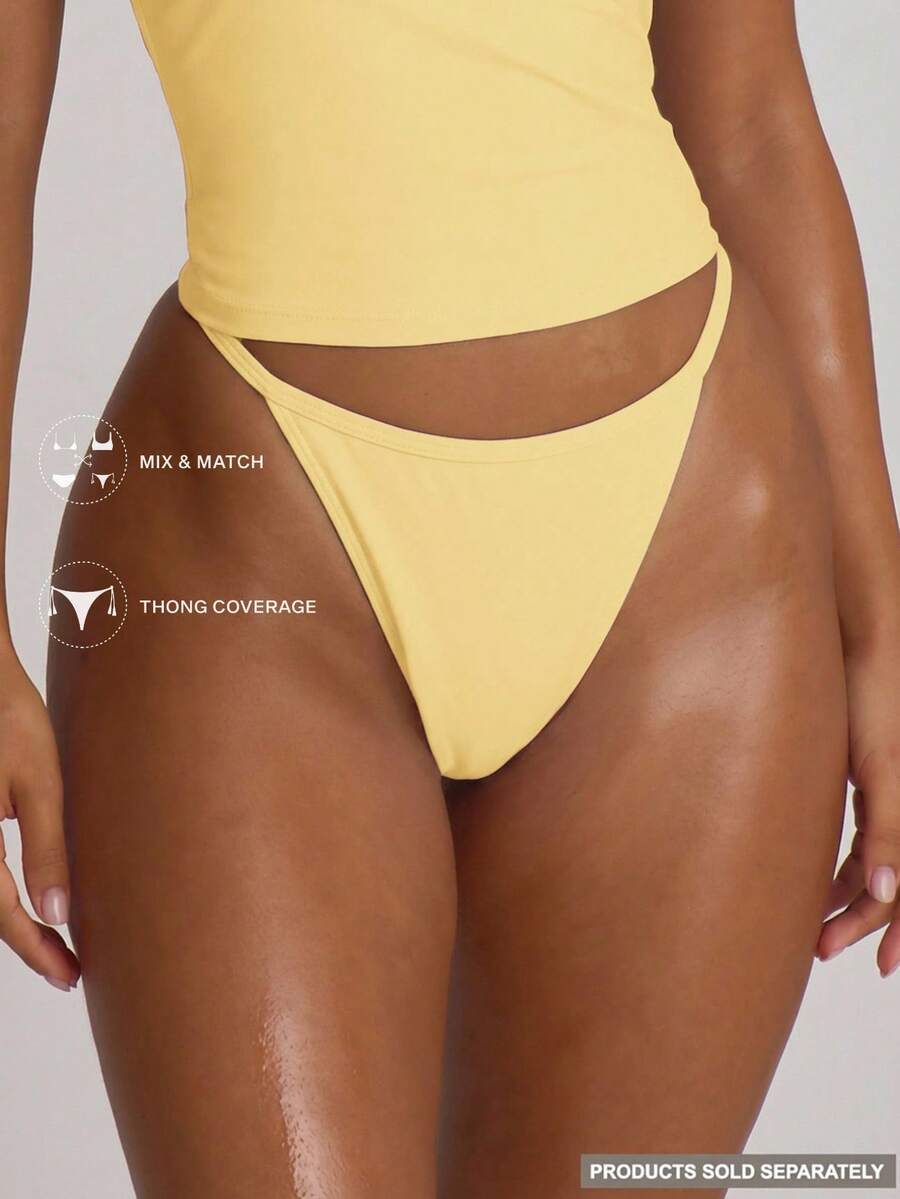Strappy Thong Bikini Bottoms – Summer Beach Vacation Swimwear
