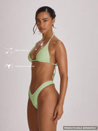 High Leg Dipped Front Thong Bikini Bottoms – Summer Beach Vacation Swimwear