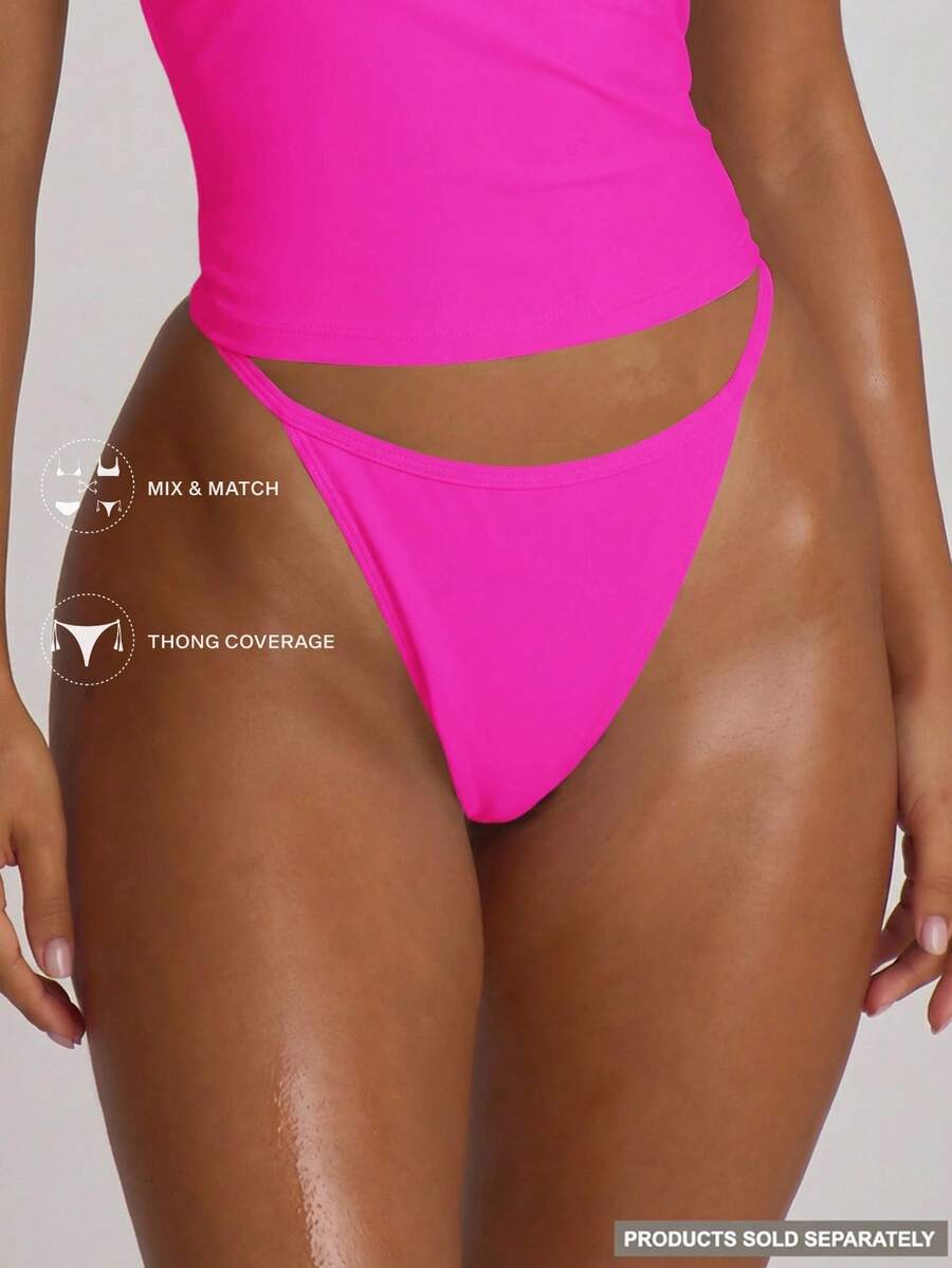 Strappy Thong Bikini Bottoms – Summer Beach Vacation Swimwear