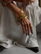 Vintage Resin Beaded Bracelet Stack – Fashion Jewellery for Women