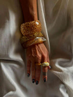Vintage Resin Beaded Bracelet Stack – Fashion Jewellery for Women