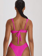 Ruched Side Cheeky Bikini Bottoms – Summer Beach Vacation Swimwear