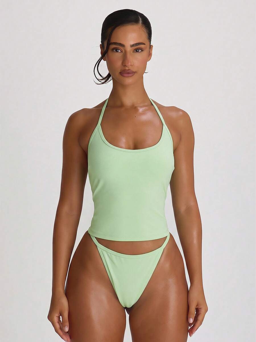 Strappy Thong Bikini Bottoms – Summer Beach Vacation Swimwear