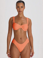 Ruched Side Cheeky Bikini Bottoms – Summer Beach Vacation Swimwear