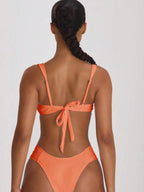 Ruched Side Cheeky Bikini Bottoms – Summer Beach Vacation Swimwear