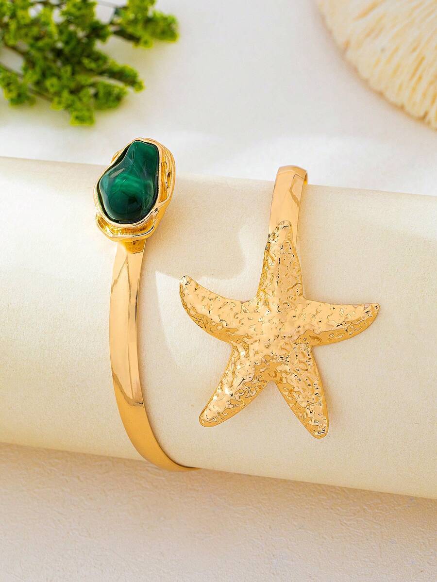 Starfish Arm Cuff Bracelet – Beach Resort Jewellery for Women