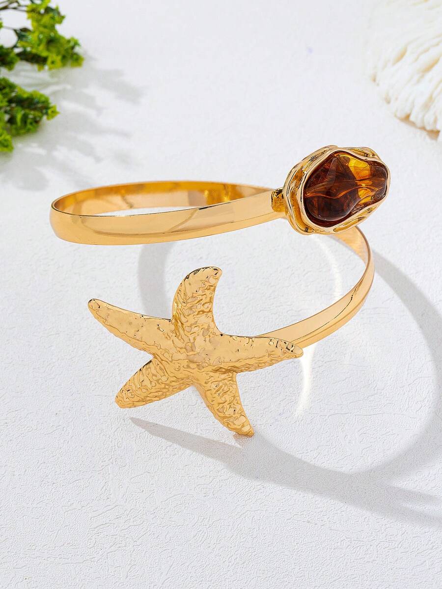 Starfish Arm Cuff Bracelet – Beach Resort Jewellery for Women