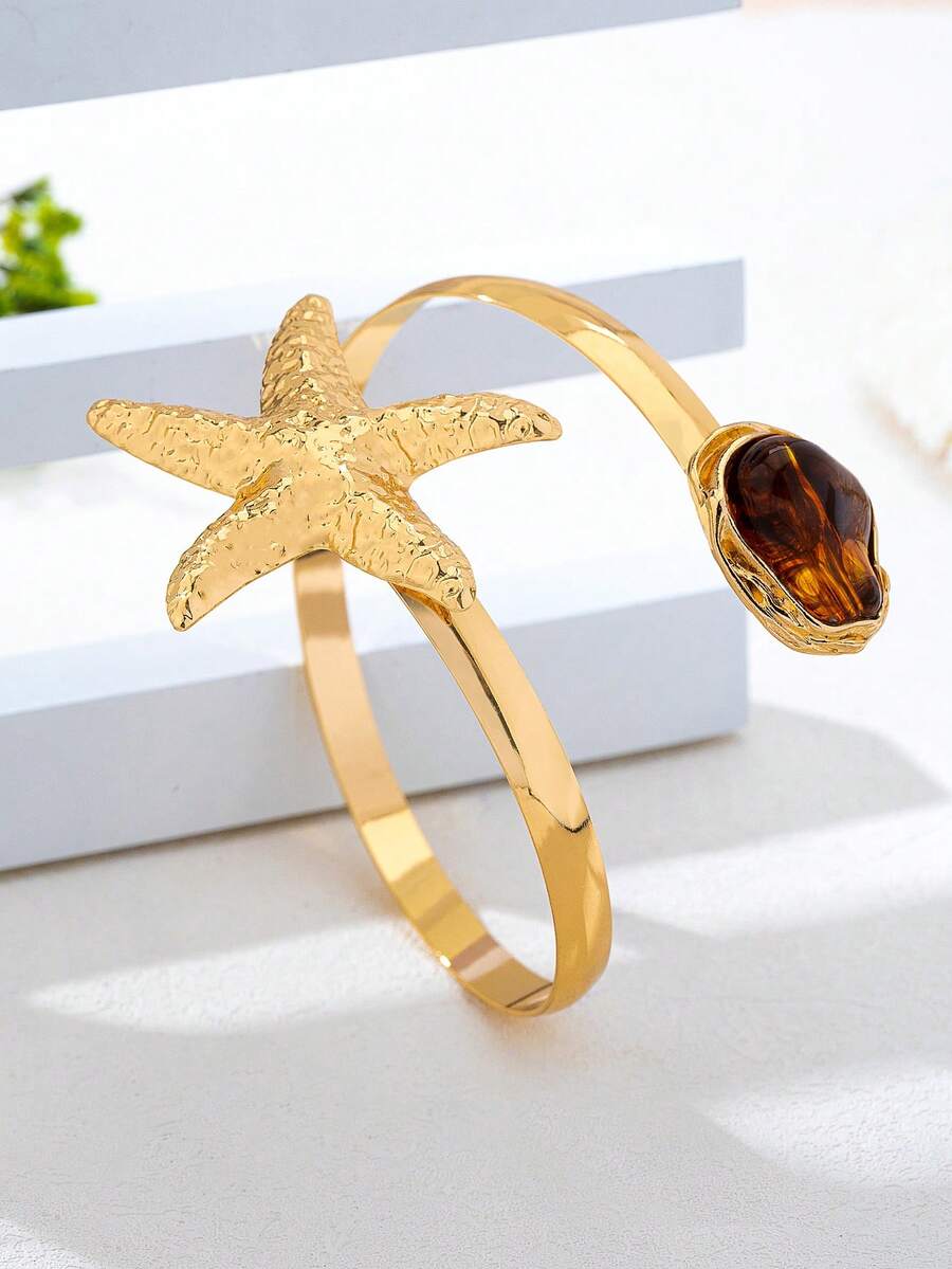 Starfish Arm Cuff Bracelet – Beach Resort Jewellery for Women