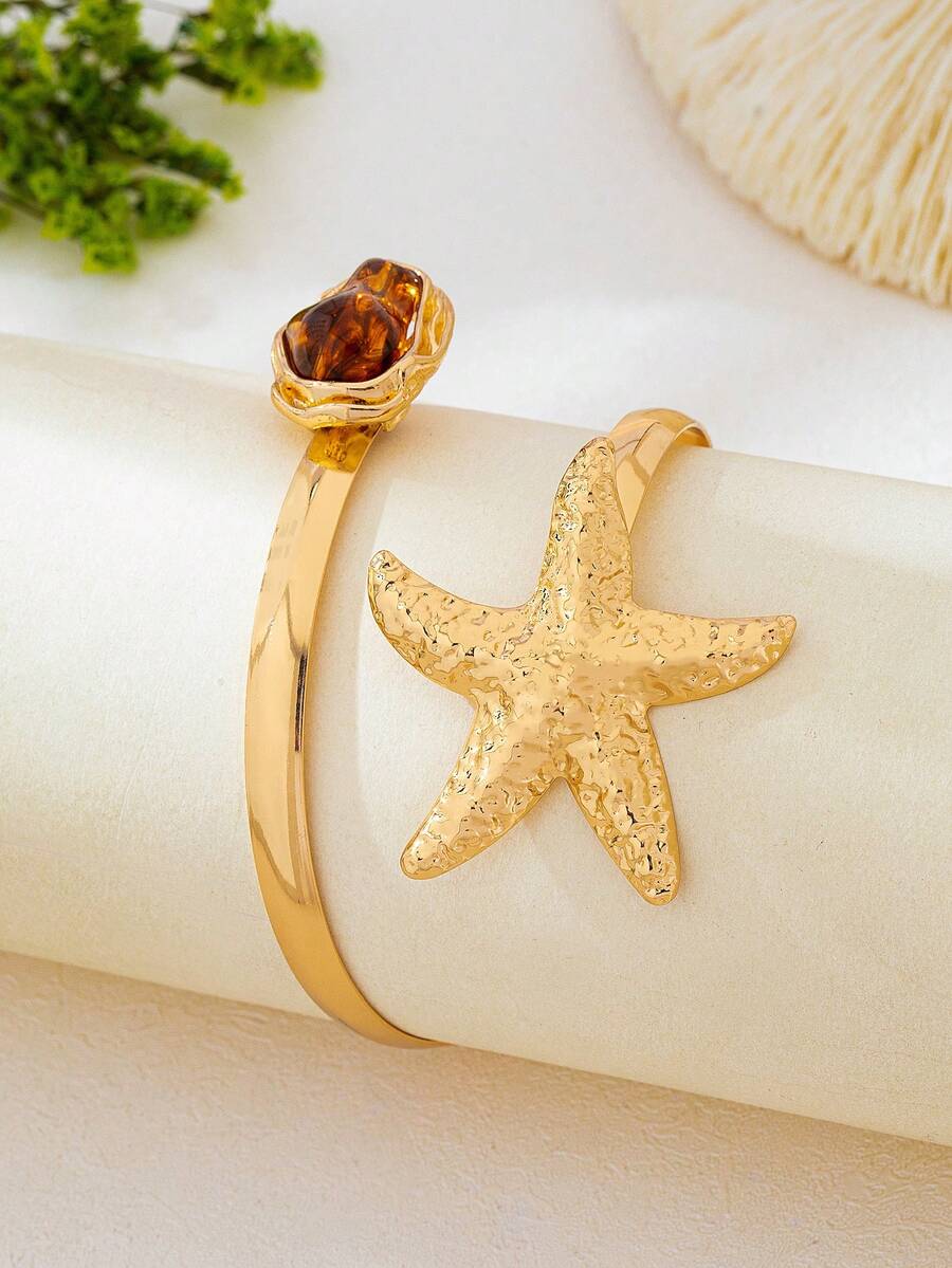 Starfish Arm Cuff Bracelet – Beach Resort Jewellery for Women