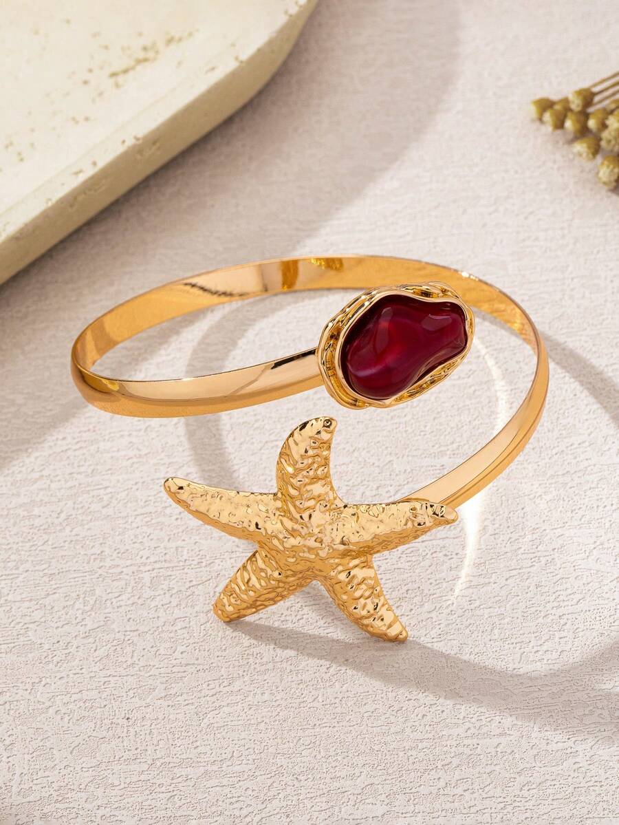 Starfish Arm Cuff Bracelet – Beach Resort Jewellery for Women