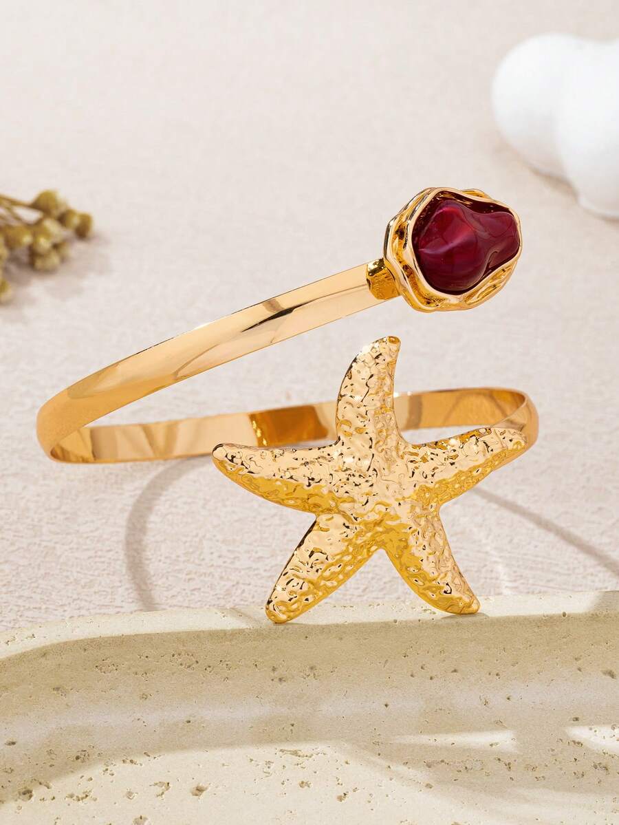 Starfish Arm Cuff Bracelet – Beach Resort Jewellery for Women