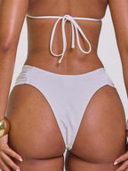 Ruched Side Cheeky Bikini Bottoms – Summer Beach Vacation Swimwear