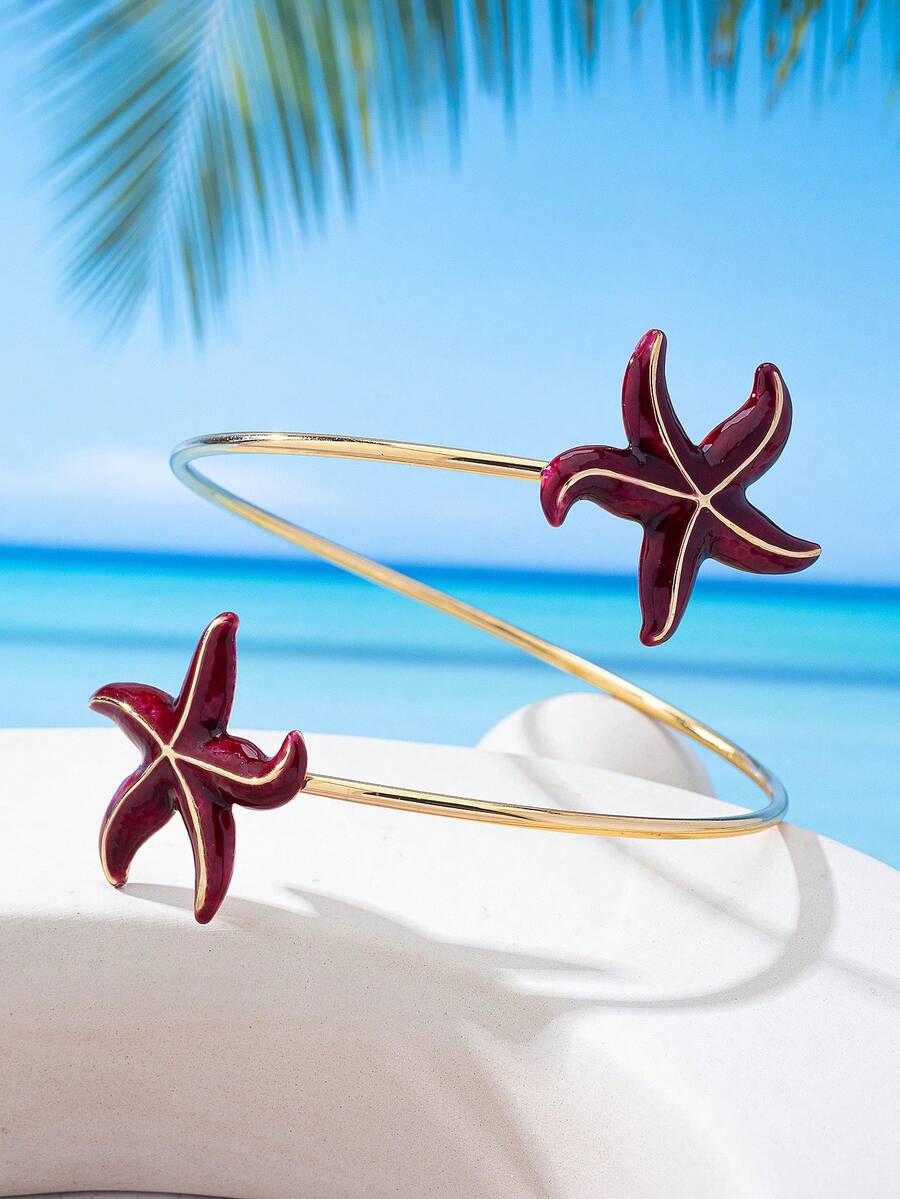 Starfish Arm Cuff Bracelet – Beach Resort Jewellery for Women