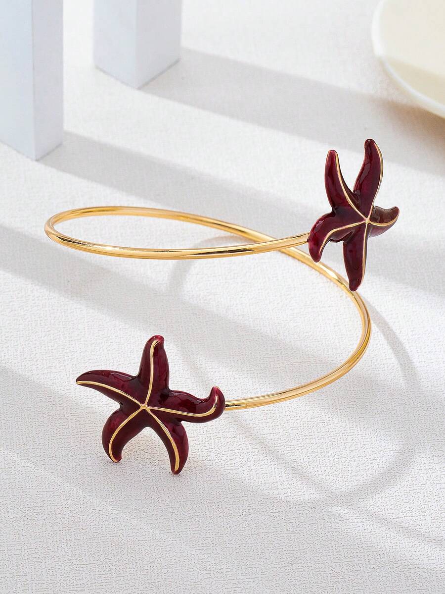 Starfish Arm Cuff Bracelet – Beach Resort Jewellery for Women