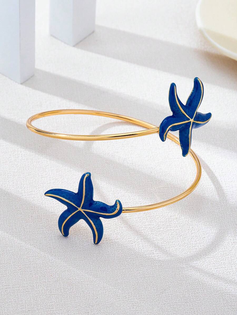 Starfish Arm Cuff Bracelet – Beach Resort Jewellery for Women