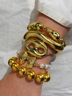 Vintage Resin Beaded Bracelet Stack – Fashion Jewellery for Women