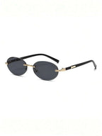 Y2K Futuristic Silver Sport Fashion Glasses – Street Style Eyewear