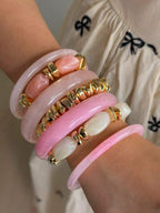 Vintage Resin Beaded Bracelet Stack – Fashion Jewellery for Women