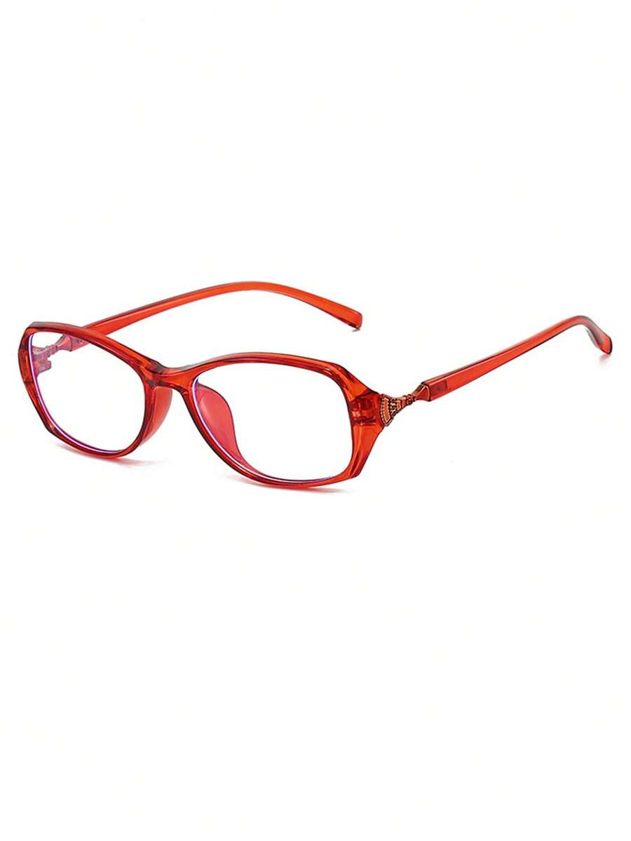 Oval Cat Eye Transparent Glasses Frame – Retro Eyewear for Women