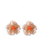 Colourful Resin Flower Earrings – Boho Jewellery for Women