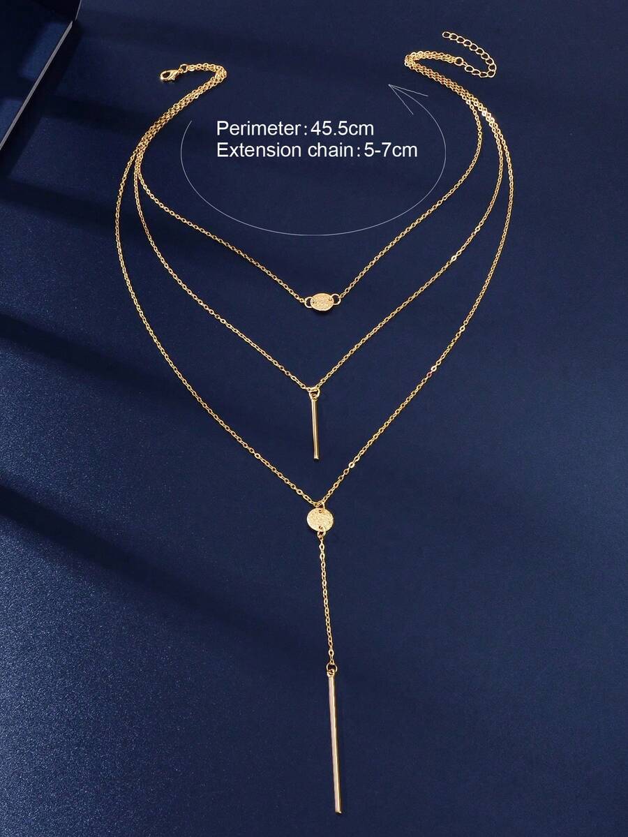 Multi-Layer Chain Long Necklace – Fashion Jewellery for Women