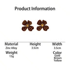Tie Dye Drip Flower Asymmetric Stud Earrings – Jewellery for Women