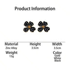Tie Dye Drip Flower Asymmetric Stud Earrings – Jewellery for Women