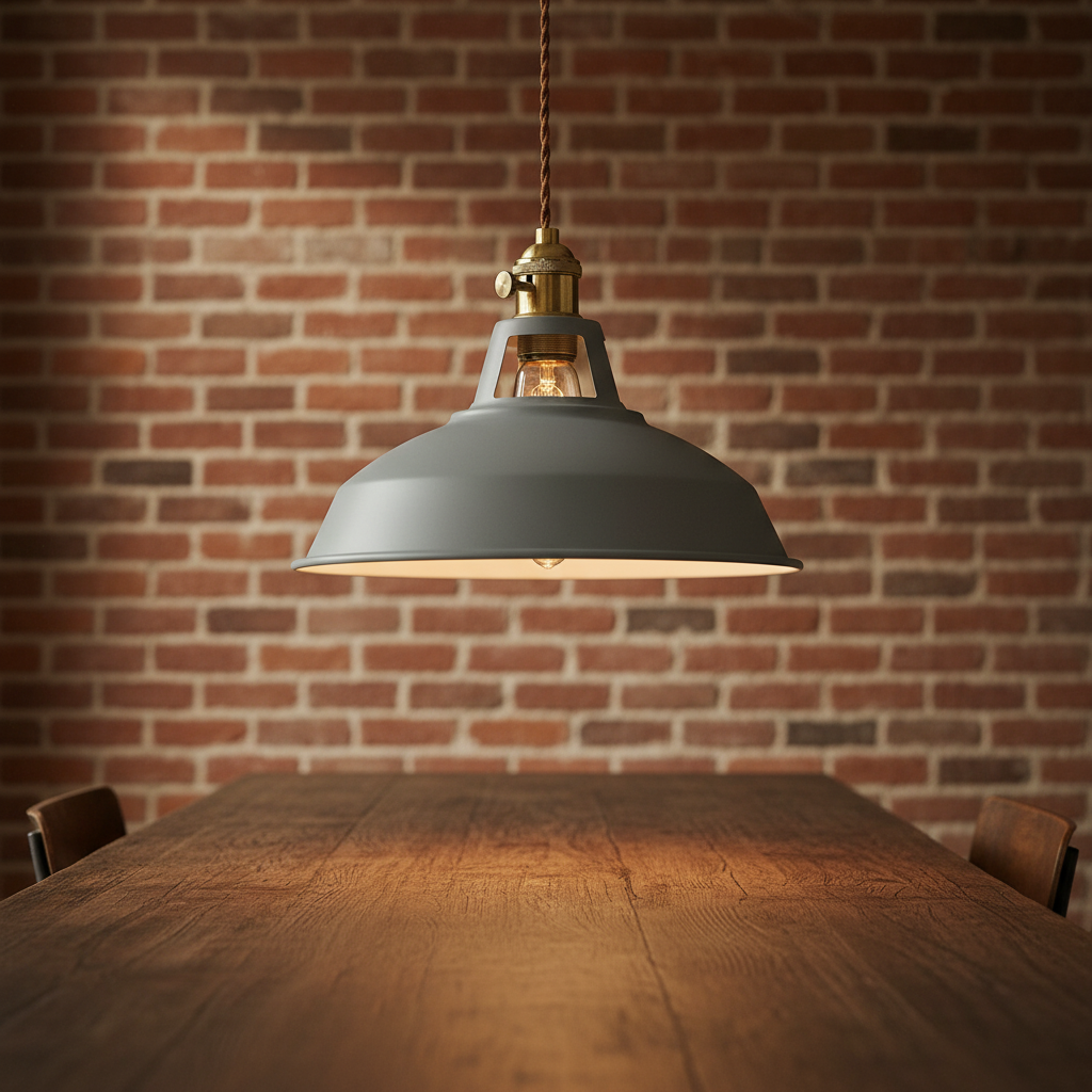 Retro style dining table lamp - IronLume