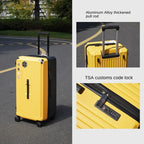 Oversized Spinner Suitcase – High Capacity 5-Wheel Trolley Luggage with Lock