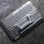 Aluminium Spinner Suitcase – 100% Aluminium-Magnesium Alloy Luggage with Password Lock