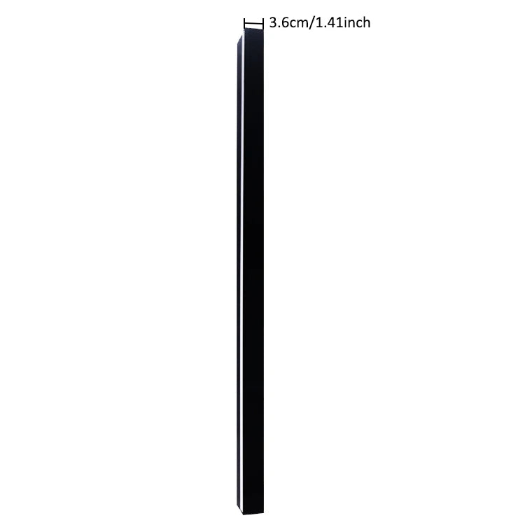 Nordic Outdoor LED Strip Wall Light in warm white along a hallway