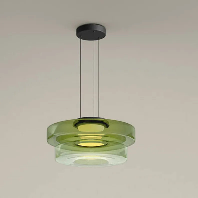 Vintage Ambiance Designer Pendant Lamp in a 45 cm in an entryway