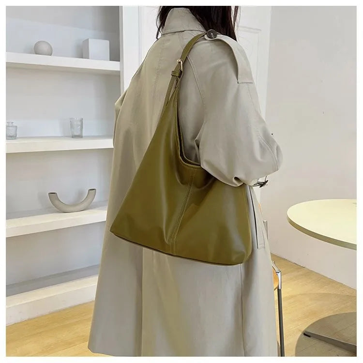 Women's Retro PU Tote Bag – Structured Hard Shell Shoulder Handbag