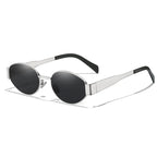 Oval Alloy Sunglasses