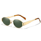 Oval Alloy Sunglasses