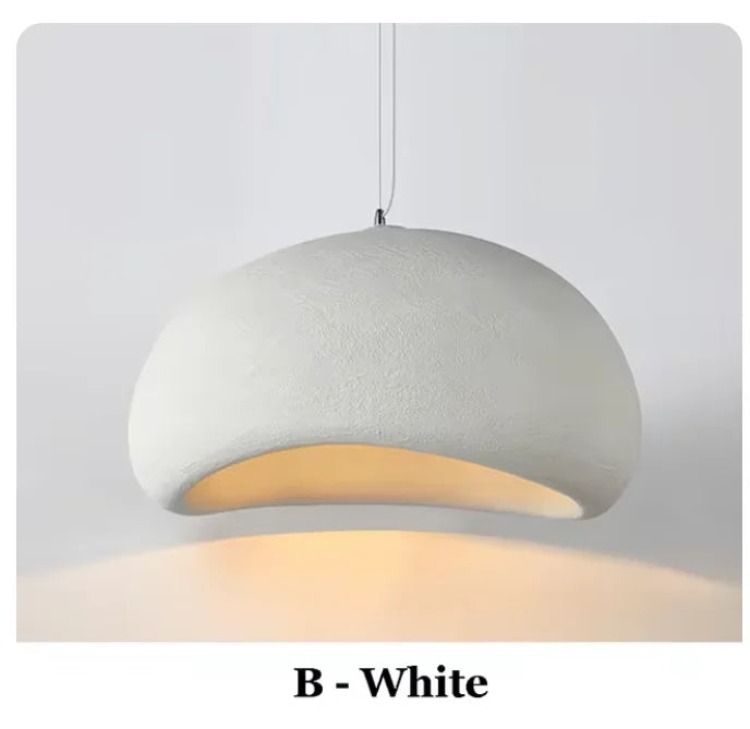 Modern Wabi-Sabi LED Ceiling Chandelier in d50xh150cm above a stairwell