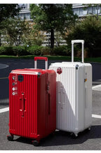Oversized Spinner Suitcase – High Capacity 5-Wheel Trolley Luggage with Lock